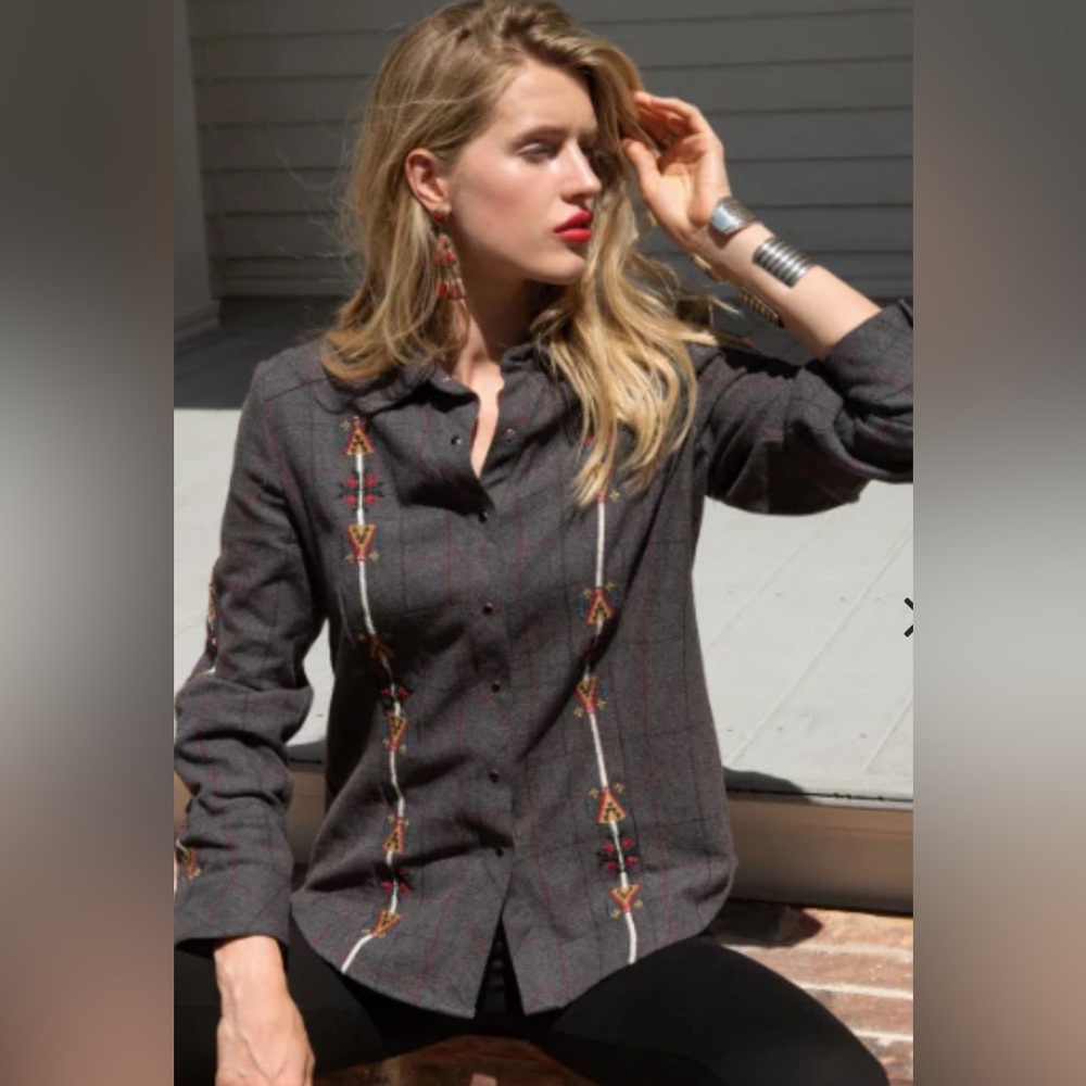 Double D Ranch Maverick Work shirt embroidered